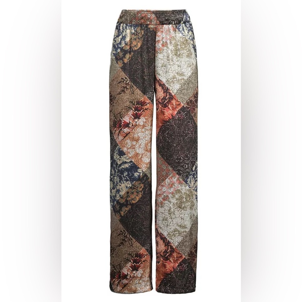 NWOT Johnny Was Mabel 100% Silk palazzo pants size XS! - Picture 3 of 9